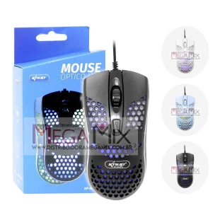 Mouse Óptico com Fio 1000 Dpi  KP-MU010 - Knup