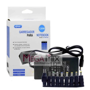 Fonte Carregador para Notebook Universal Bivolt 120W KP-RR100 - Knup