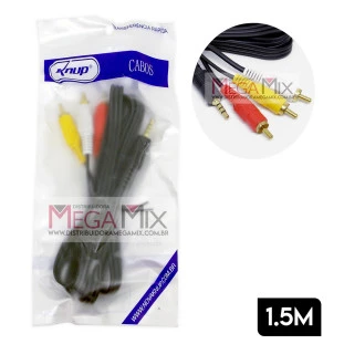 Cabo P3 +  RCA 1.5M KP-PR301 - Knup