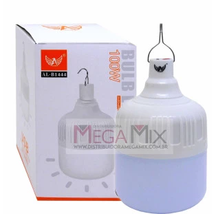  Lâmpada de Emergência Recarregável 100W AL-B1444 - Altomex