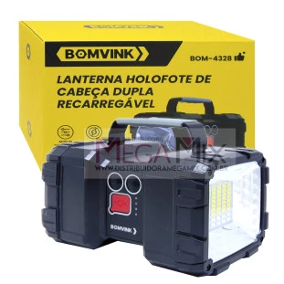 Lanterna de Led Recarregável BOM-4328 - Bomvink