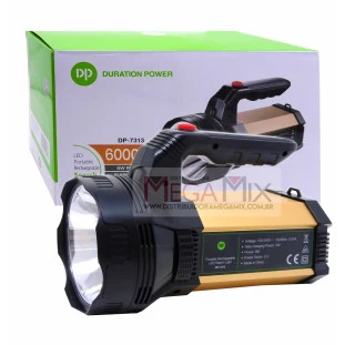 Lanterna de LED Recarregável 8W DP-7313 - DP Led