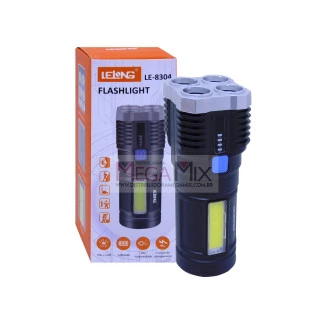 Lanterna de LED Recarregável LE-8304 - Lelong