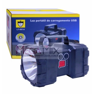 Lanterna de Led Recarregável LT-8614 - Lintian