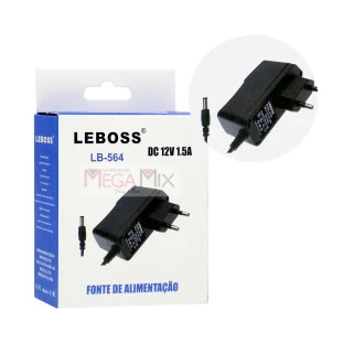 Fonte de Alimentação 12V 1.5A LB-564 - Leboss