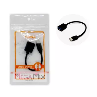 Cabo Adaptador OTG Tipo C para USB LE-0153 - It-Blue