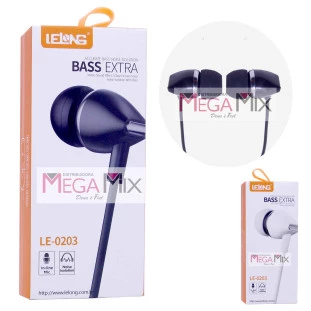 Fone de Ouvido com Microfone LE-0203 - Lelong