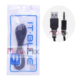 Cabo P2 Macho X USB Macho 1.5M LE-1004 - Lelong