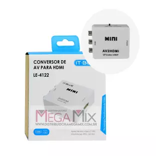 Conversor de AV para HDMI  LE-4122 - It-Blue