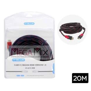 Cabo Hdmi + Hdmi 20m LE-6612 - Lelong