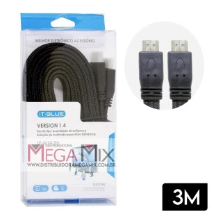 Cabo HDMI + HDMI 3M LE-6614 - Lelong