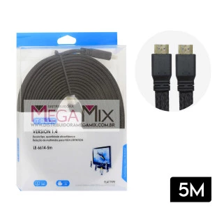 Cabo HDMI + HDMI 5M LE-6614 - Lelong