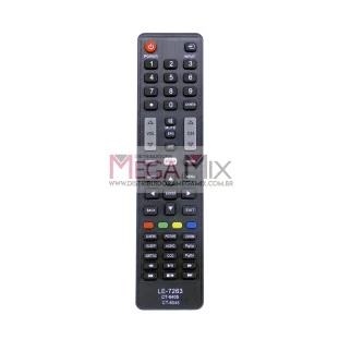 Controle Remoto para TV LCD/Smart Toshiba LE-7263 - Lelong
