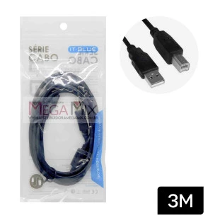 Cabo para Impressora 3m LE-902 - It-Blue