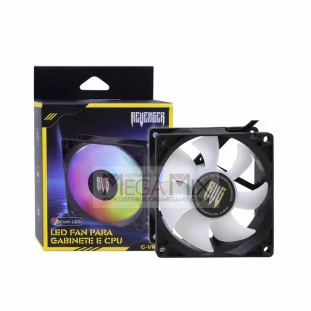 Cooler para Gabinete e CPU Fan com Led RGB 2300RPM G-VR337 - Revenger