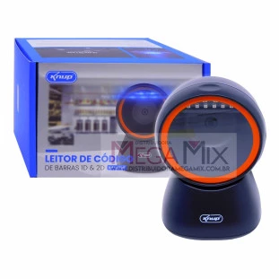 Leitor de Código de Barras 1D e 2D com Fio KP-LE709 - Knup