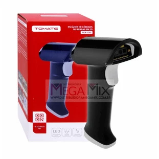 Leitor de Código de Barras 1D e QR Code sem Fio MDK-103S - Tomate