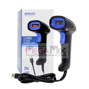 Leitor de Código de Barras com Fio LCB-150 - Exbom 
