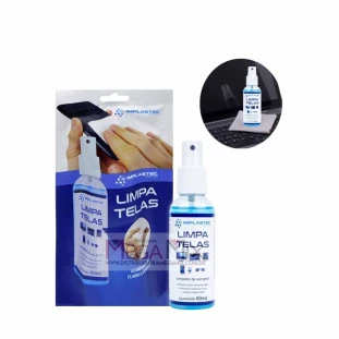 Limpa Telas Com Flanela 60ML - Implastec