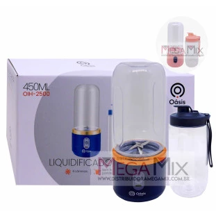 Mini Liquidificador Portátil Recarregável OIH-2500 - Oásis