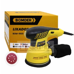 Lixadora Orbital 300W 110V BOM-9501 - Bomder