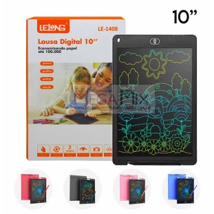 Lousa Mágica Infantil 10" LE-1408 - Lelong