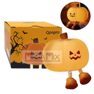 Luminária Silicone (Abóbora Halloween) AKL-L022
