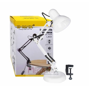 Luminária de Mesa Articulada BM-F977 - B-Max