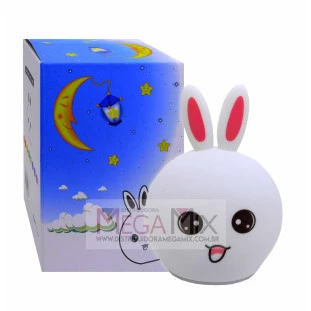 Luminária Silicone (Coelho) PPDXT-145