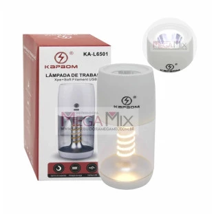 Lâmpada LED Recarregável KA-L6501 - Kapbom
