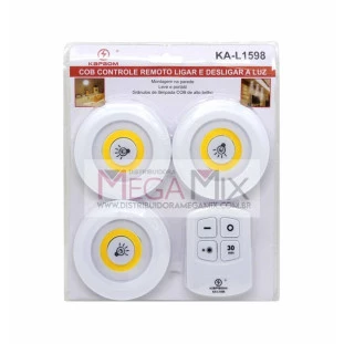 Kit Luminária LED com Controle KA-L1598 - Kapbom