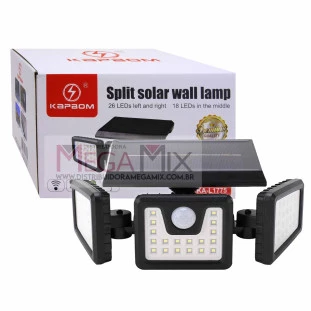 Luminária Solar com Sensor de Movimento 70Leds KA-L1775 - Kapbom