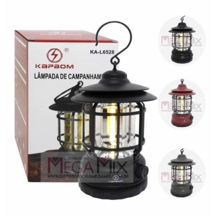 Luminária LED Recarregável KA-L6528 - Kapbom
