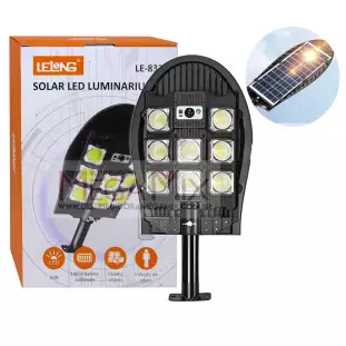 Luminária Solar com Sensor de Movimento 4000mAh LE-8324 - Bomvink