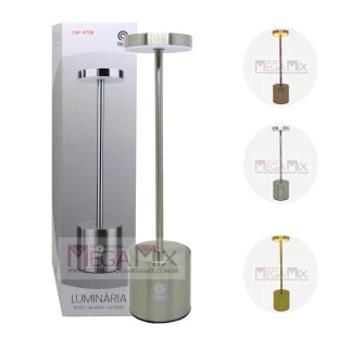 Luminária Led Recarregável OIH-4708 - Oásis