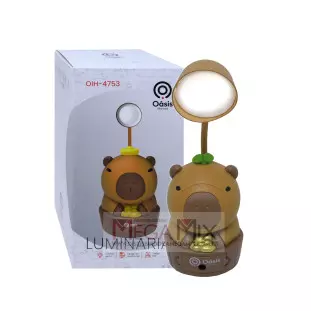 Luminária de Mesa com Apontador (Capivara) OIH-4753 - Oásis