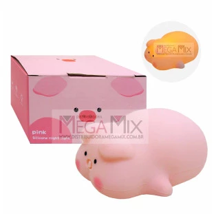 Luminária Silicone (Porquinho) YH-308