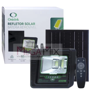 Luminária Refletor Solar 92 Leds ON-LU308 - Onistek