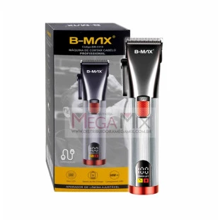 Máquina de Corte Recarregável com Visor Digital 5W BM-C018 - B-Max