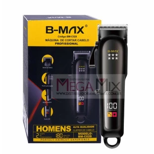 Máquina de Corte Recarregável com Visor Digital 5W BM-C028 - B-Max
