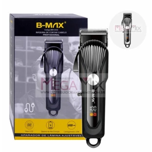 Máquina de Corte Recarregável com Visor Digital 5W BM-C032 - B-Max
