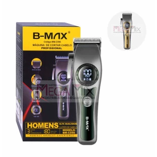 Máquina de Corte Recarregável com Visor Digital 5W BM-C056 - B-Max