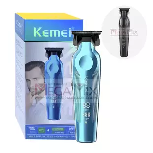 Máquina de Corte Recarregável com Visor Digital 5W KM-264 - Kemei