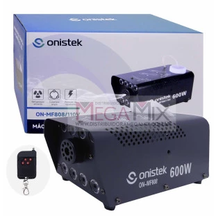 Máquina de Fumaça e Canhão 8 LEDs com Controle 600W 110V ON-MF808/110V - Onistek