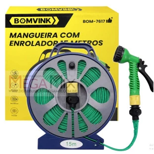 Mangueira com Enrolador 15M BOM-7617 - Bomvink