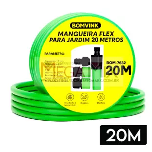 Mangueira Flex para Jardim 20M BOM-7632 - Bomvink