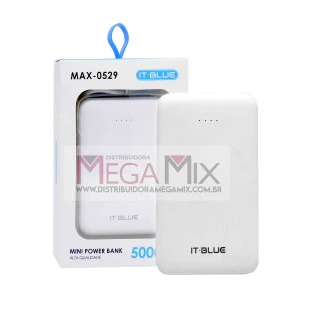 Carregador Portátil Powerbank 5000mAh MAX-0529 - It-Blue