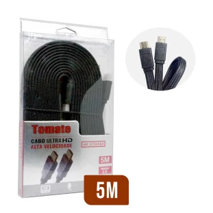 Cabo HDMI + HDMI 4K 5M MHD-4005 - Tomate