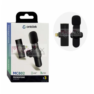 Microfone de Lapela s/Fio para Iphone MC802 - Onistek