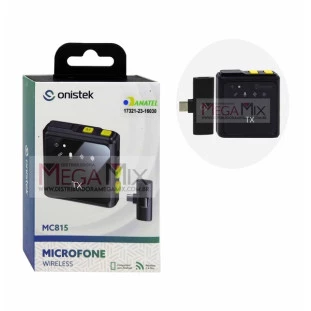 Microfone de Lapela S/Fio Tipo C ON-MC815 TX - Onistek